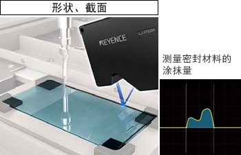 形狀、截面 - 測量密封材料的涂抹量